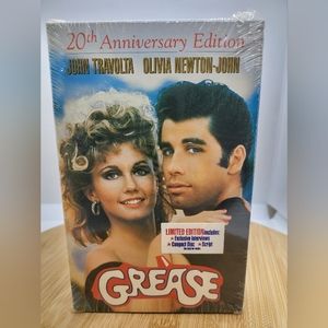 Grease - 20th Anniversary Edition - Brand New VHS with Booklet and CD